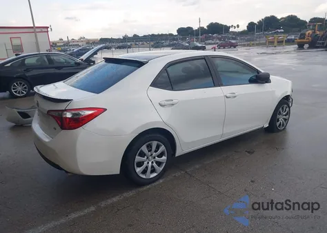 2016 Toyota Corolla Le z USA, uszkodzony, nr VIN 5YFBURHE1GP552818